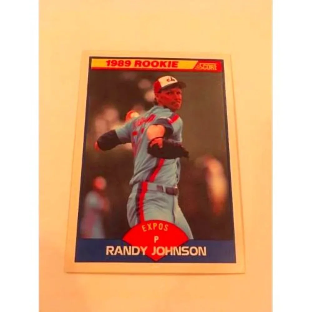 1989 SCORE RANDY JOHNSON ROOKIE MONTREAL EXPOS #645 (061)